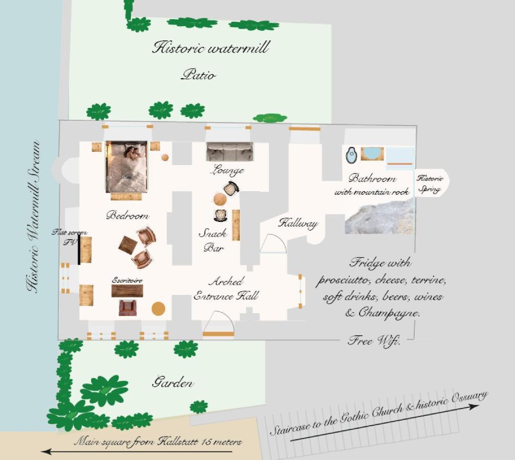 Living History (Adults Only) Apartment Hallstatt Bagian luar foto